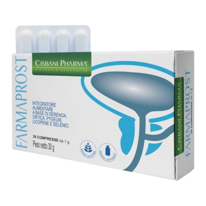 Farmaprost 30 compresse integratore per prostata e apparato urinario