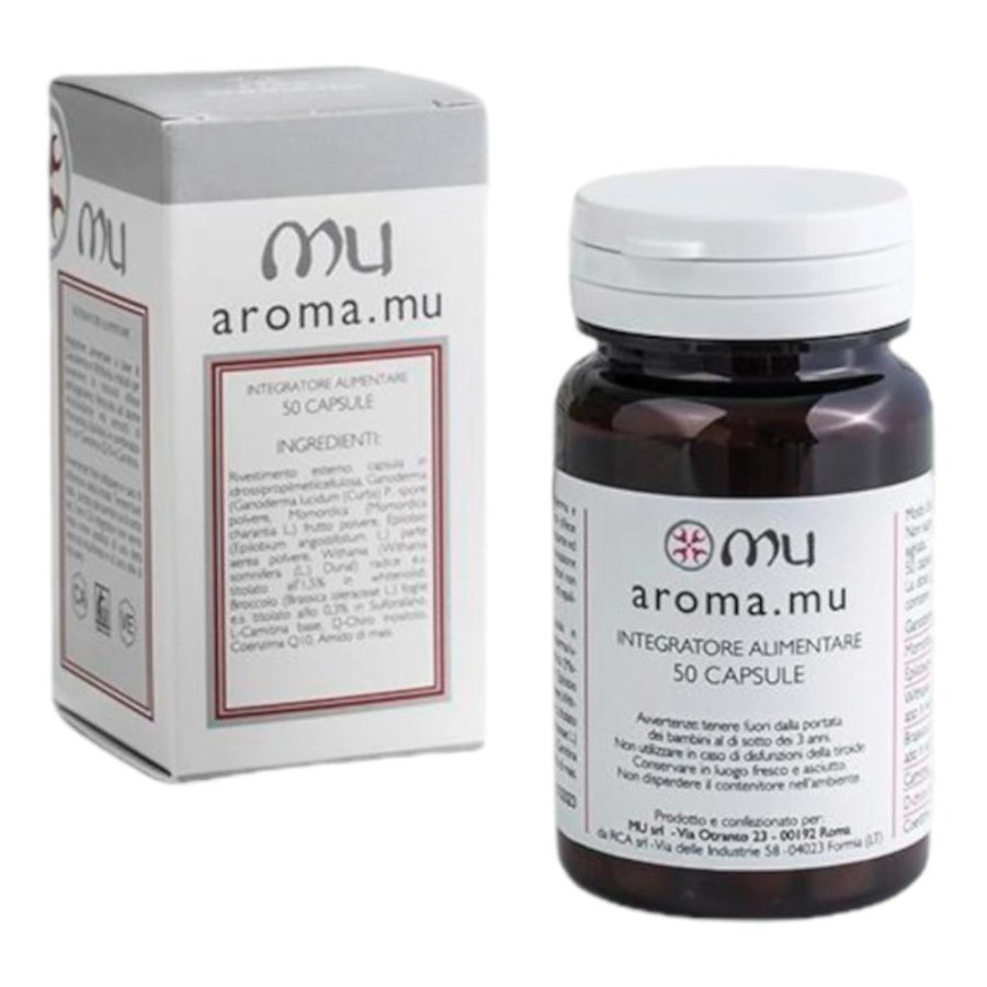MU Aroma Mu Integratore Iperespressione dell 'Aromatasi 50 Capsule MU Aroma Mu Integratore Iperespressione dell 'Aromatasi 50 Capsule