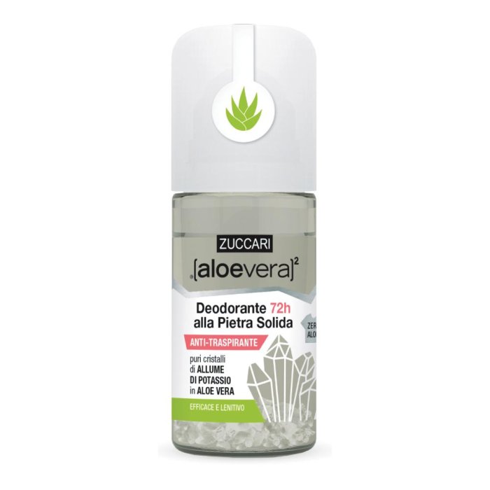 Zuccari Aloevera2 Deodorante Pietra Solida Roll On 50 Ml