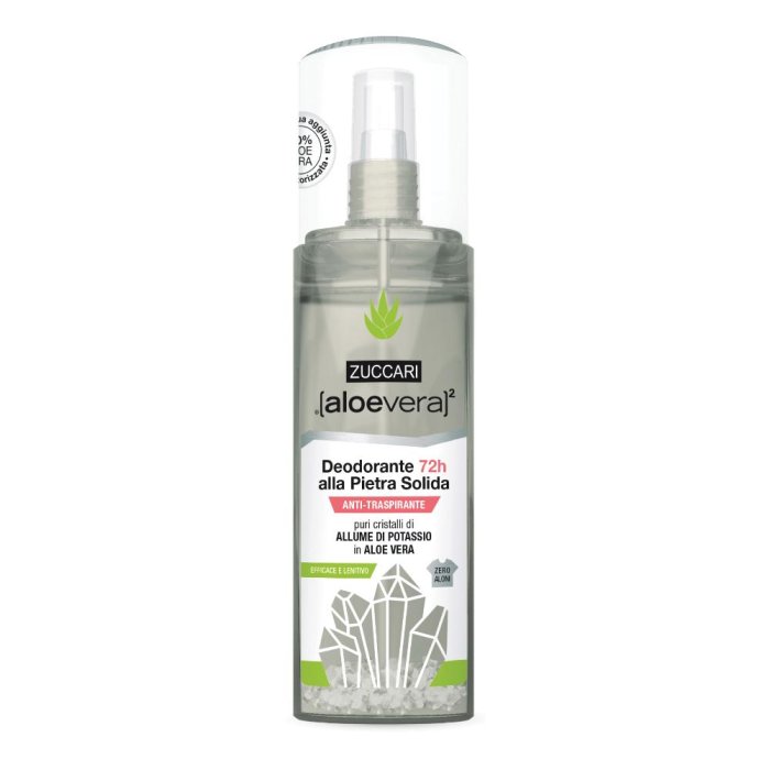 Zuccari Aloevera2 Deodorante Pietra Solida Spray 100 Ml