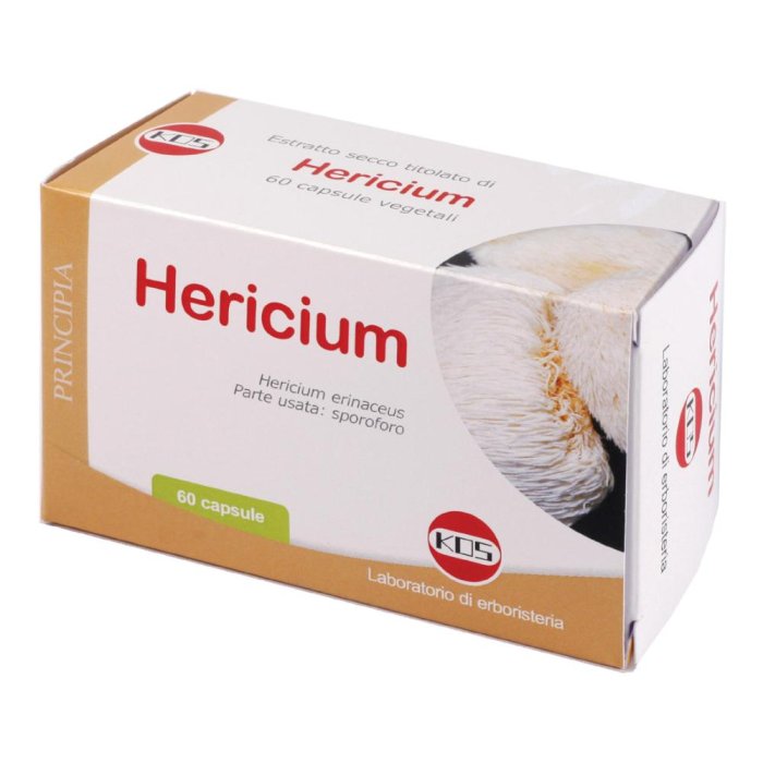 Kos Hericium Estratto Secco Integratore Funzioni Cognitive e Memoria 60 Capsule