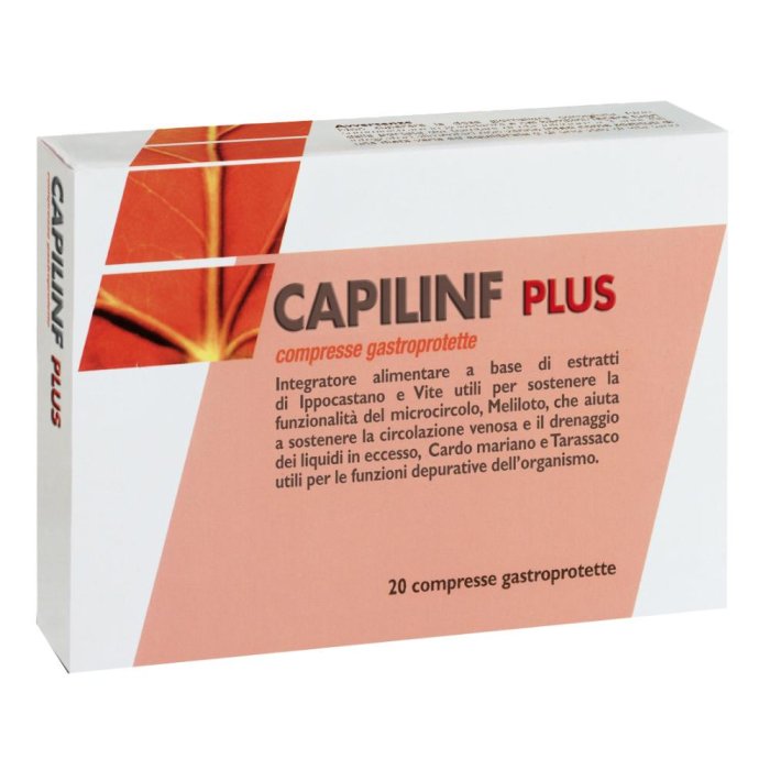 Capilinf Plus Integratore per Capelli e Unghie 20 Compresse
