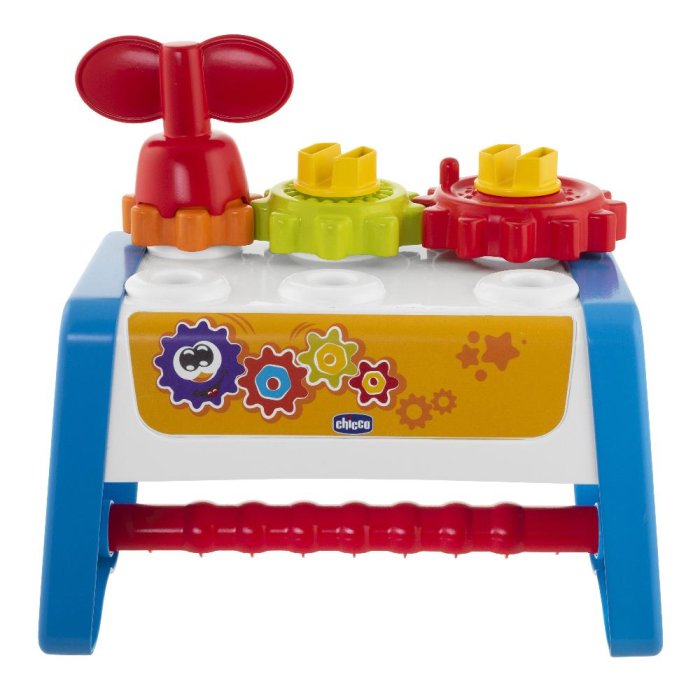 Gioco 2 in 1 Gear and Toolbox per Bambini con Attrezzi e Ingranaggi Educativi