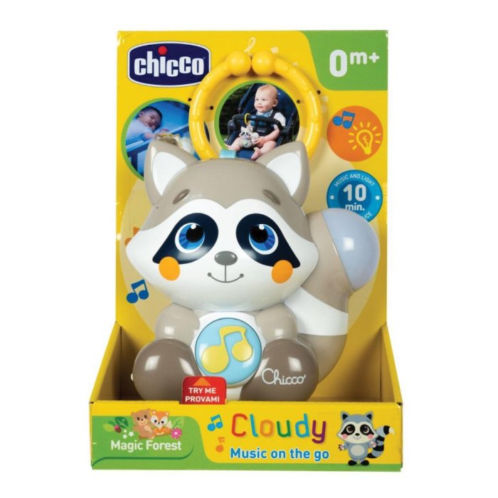 Chicco Gioco Orsetto Lavatore Magic Forest 0 m+ con Melodie e Luce 1 Pezzo