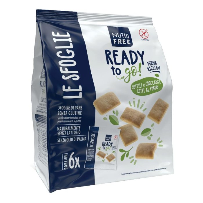 Nutrifree Sfoglie di Pane 6x30g: Senza Glutine, Lattosio, OGM