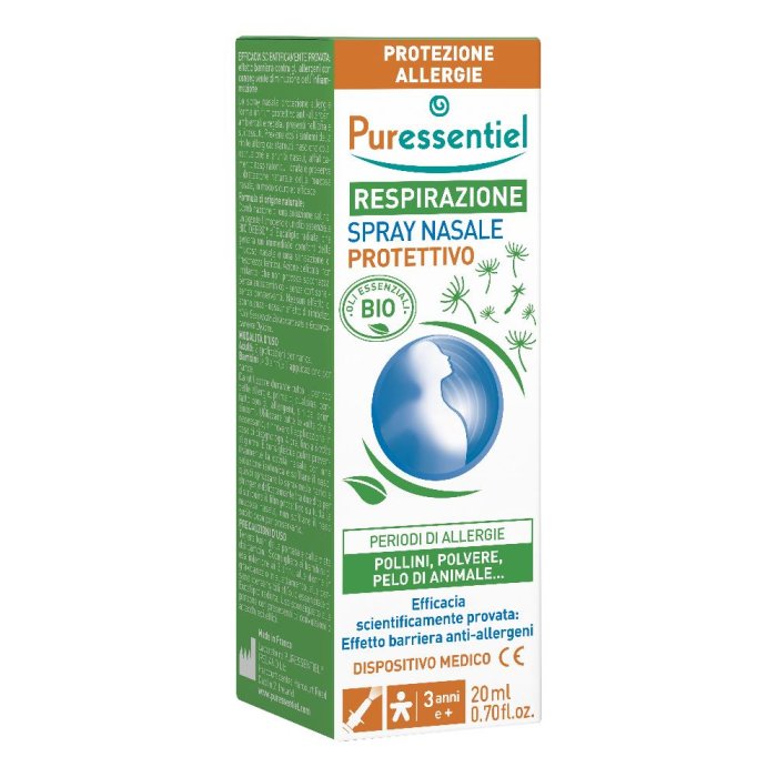 Puressentiel Respirazione - Spray Nasale Protezione Allergie dai 3 Anni  20 ml