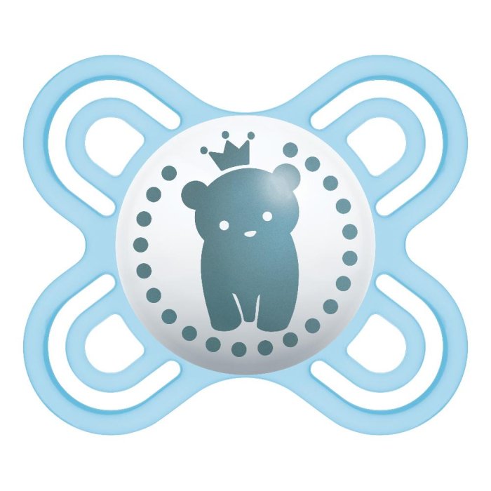 MAM Perfect Start succhietto in silicone per neonato 0-2 mesi maschio ortodontico