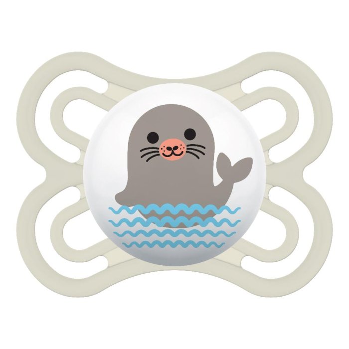 MAM Succhietto Perfect 2-6 Mesi Amico dei Denti in Silicone Neutro 1 Pezzo