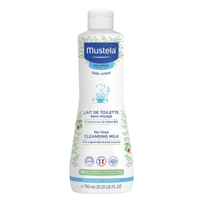 Mustela Latte Detergente Delicato Latte Di Toilette 750ml
