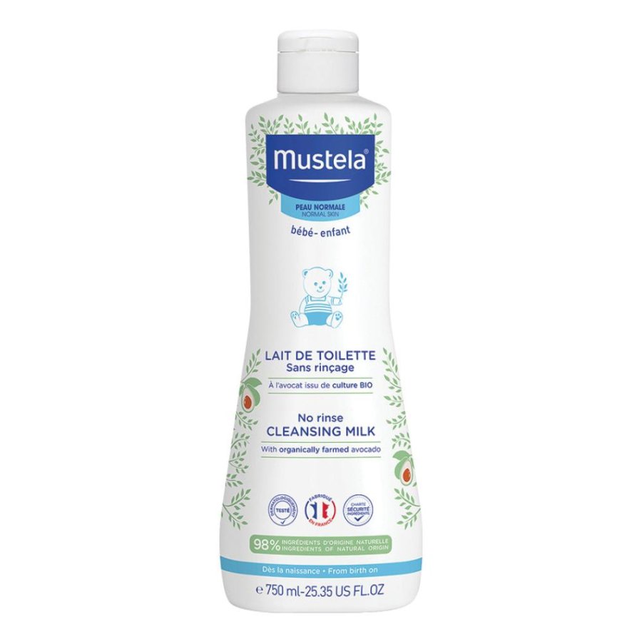 Mustela Latte Detergente Delicato Latte Di Toilette 750ml