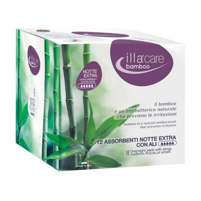 ILLA CARE Bamboo Notte Ex 12pz
