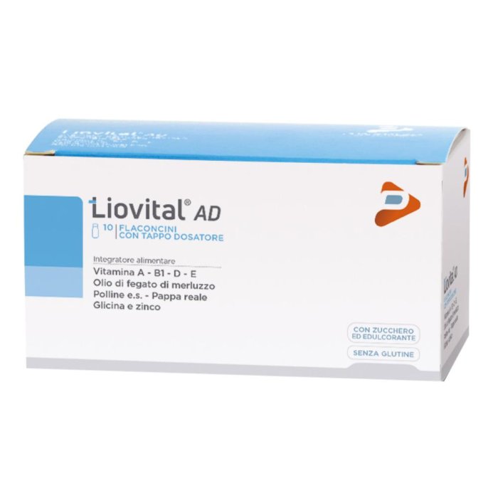 Liovital AD Integratore per ossa normali 10 flaconcini x 10 ml