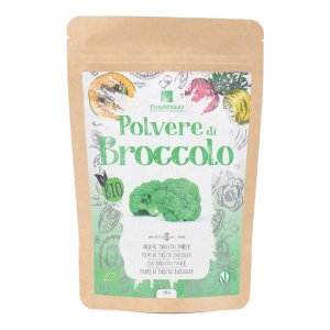 Broccolo polvere bio 200 g - verdura disidratata in polvere ricca di fibre e antiossidanti