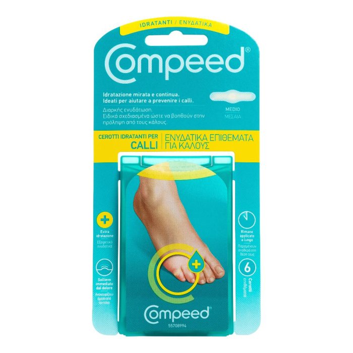 Compeed cerotti per calli idratanti 6 pezzi
