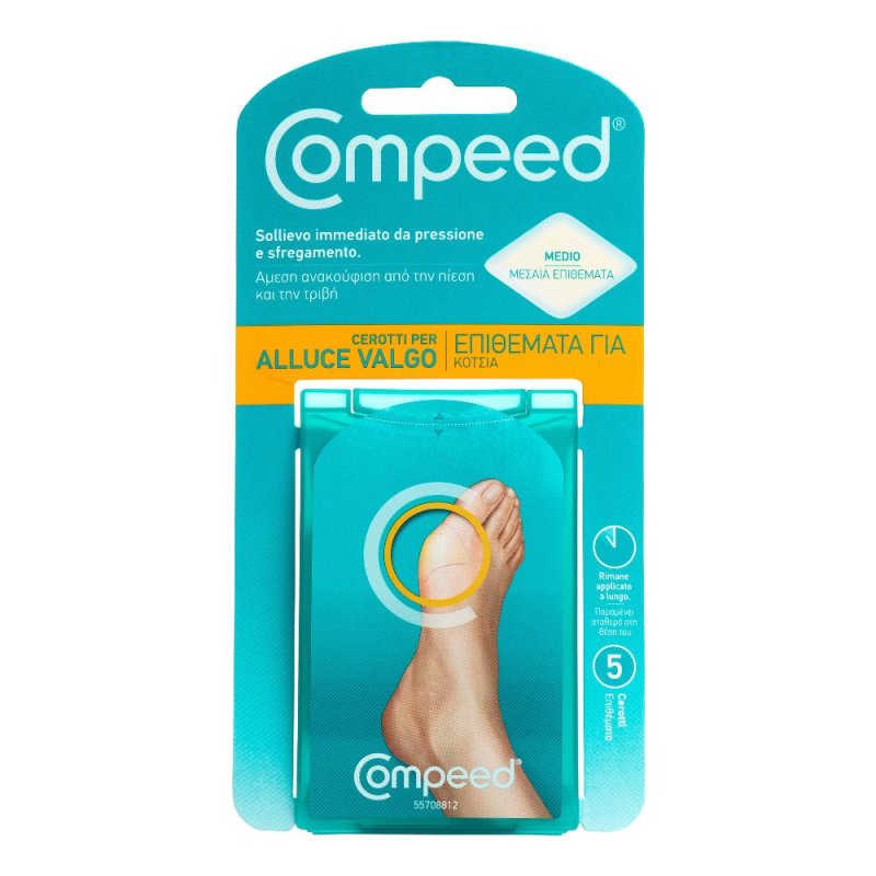  Compeed - Alluce Valgo Confezione 5 Pezzi
