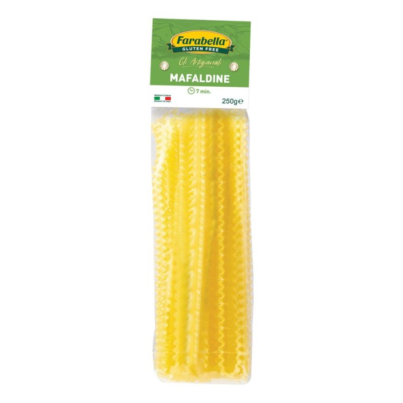 Bioalimenta Farabella Alimenti senza Glutine Mafaldine Pasta Secca 250 g