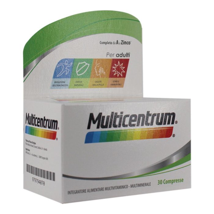 Multicentrum adulti integratore multivitaminico 30 compresse - Haleon