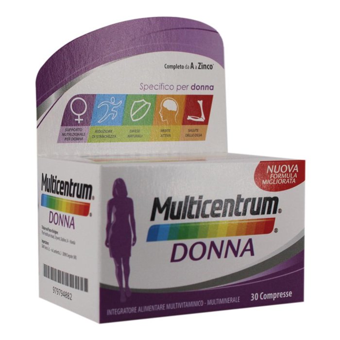 Multicentrum Donna 30 compresse - multivitaminico specifico per donna
