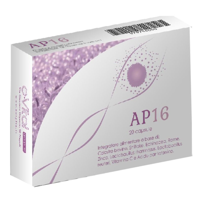 AP 16 Formulazione in Capsule Orali 20 cps Codice 979796000