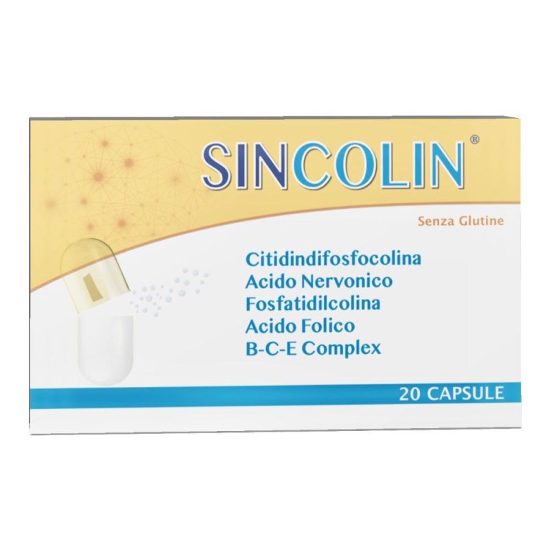 Sincolin Integratore Alimentare 20 Capsule per la Funzione Epatica e Digestiva