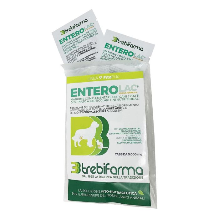 Enterolac 8 Compresse Integratore Probiotico con Fermenti Lattici Vivi per Equilibrio della Flora Intestinale