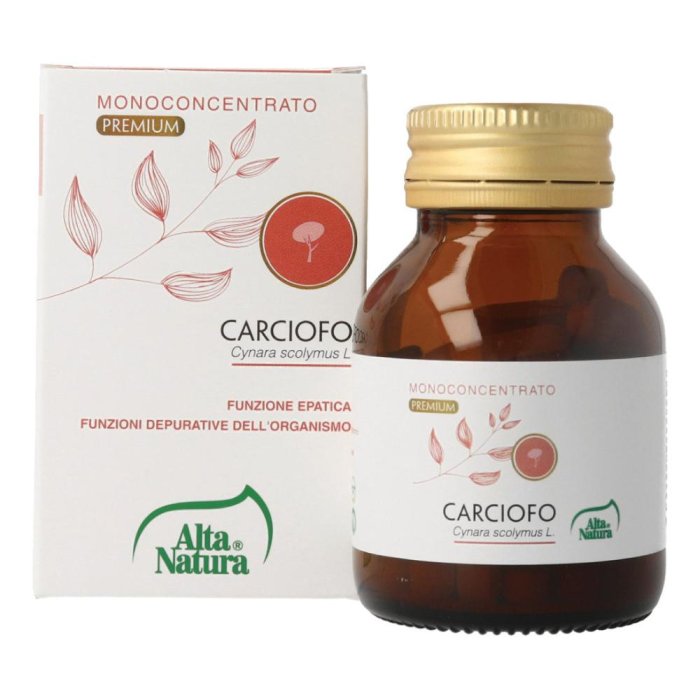 Terranata Carciofo 60 Compresse Integratore Naturale Depurativo per Fegato e Digestione