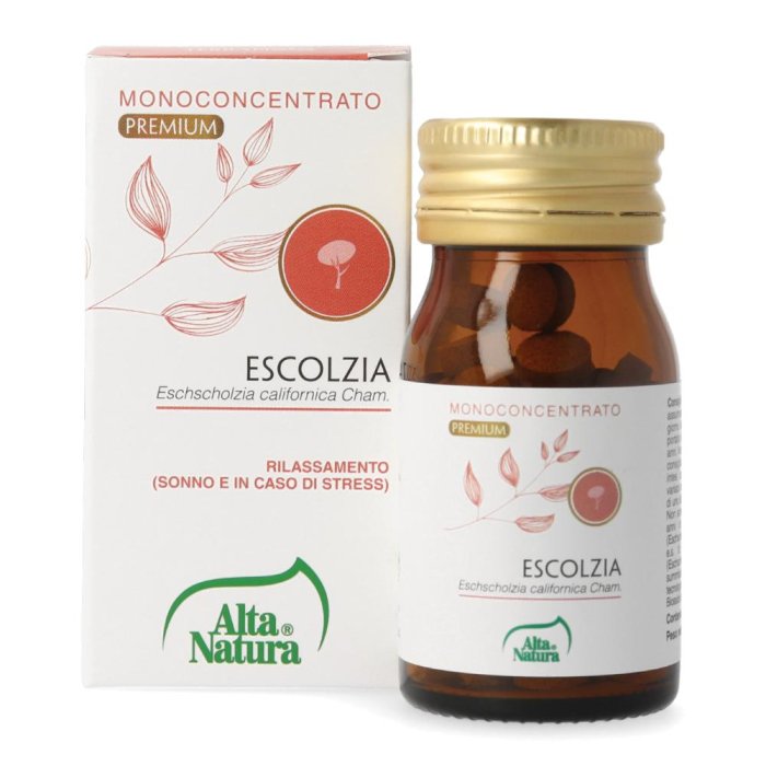 Terranata Escolzia 60 compresse - integratore con escolzia per rilassamento e qualita del sonno
