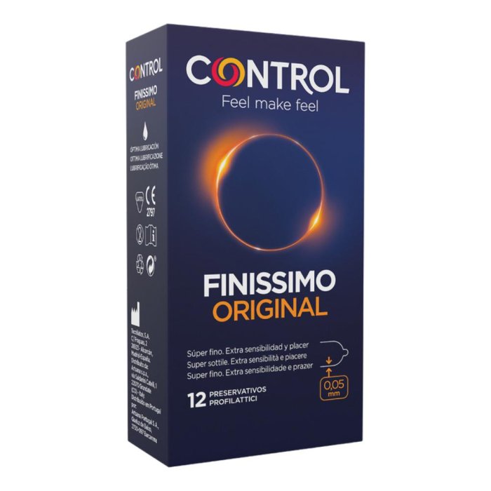 Control Sensivity - Finissimo Original 0.05mm Profilattico 12 Profilattici