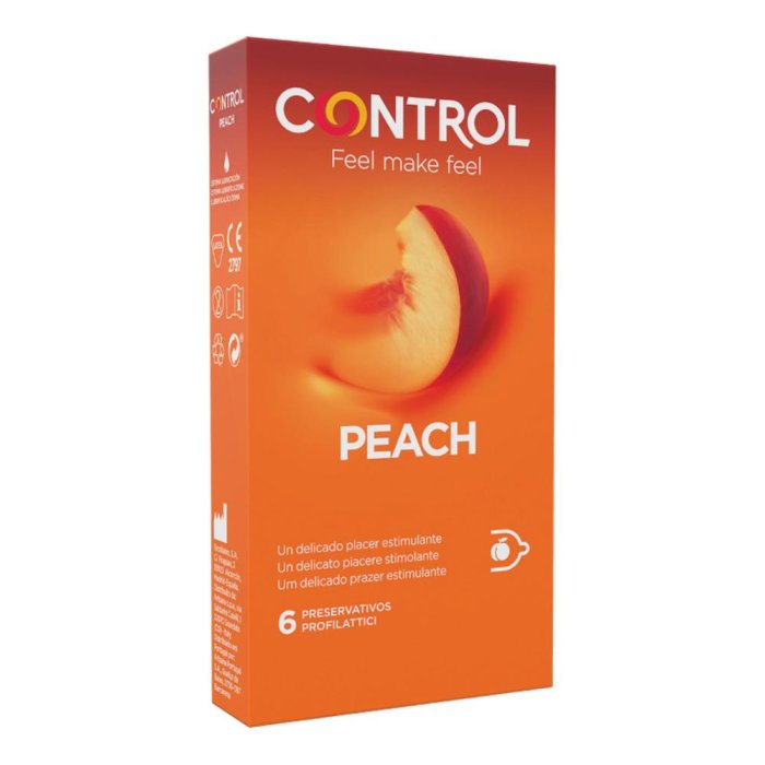 Control Peach Preservativi Aromatizzati 6 preservativi
