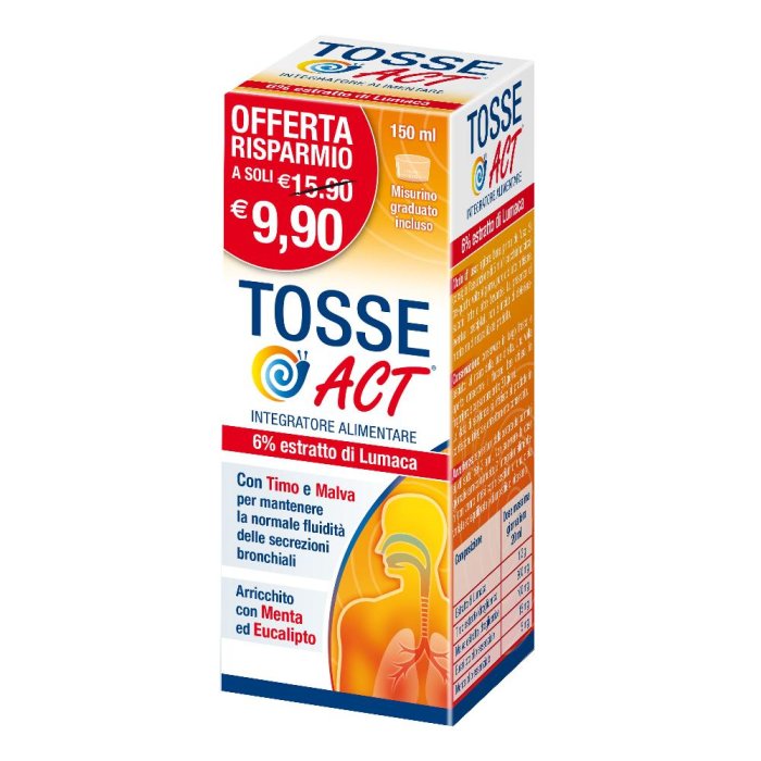 Tosse Act Benessere Vie Respiratorie Sciroppo 150 ml