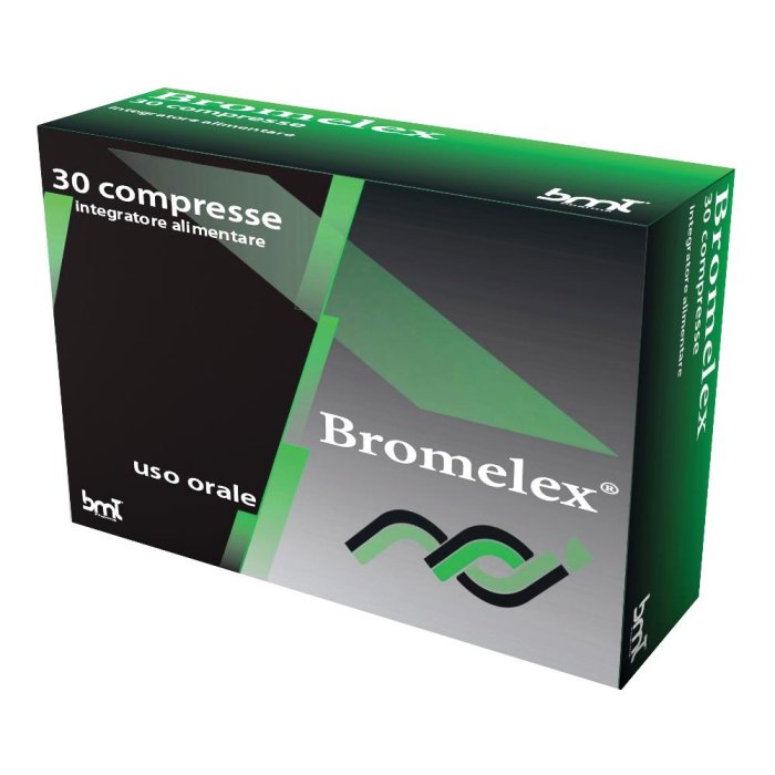 BMT Pharma Bromelex Integratore Antiedematoso e Antinfiammatorio 30 Ovaline