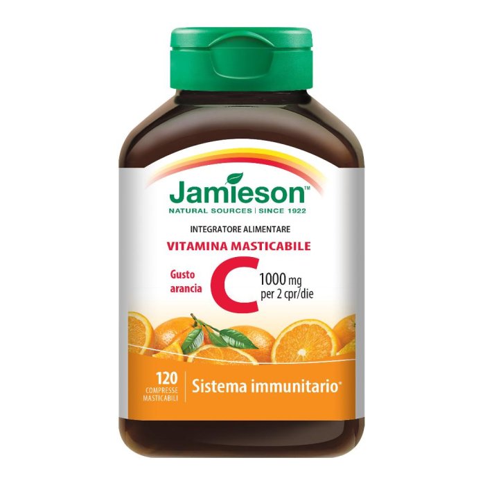 Jamieson Vitamina C 1000 masticabile gusto arancia 120 compresse