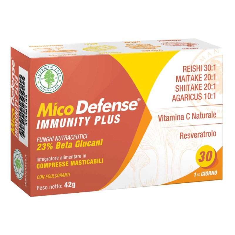 Sherman Tree Micodefense Difese Immunitarie 30 Compresse Masticabili