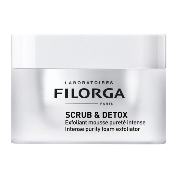 Filorga Cosmetica dall'Efficacia Clinica Trattamento Scrub & Detox Gommage Carbone Attivo 50 ml