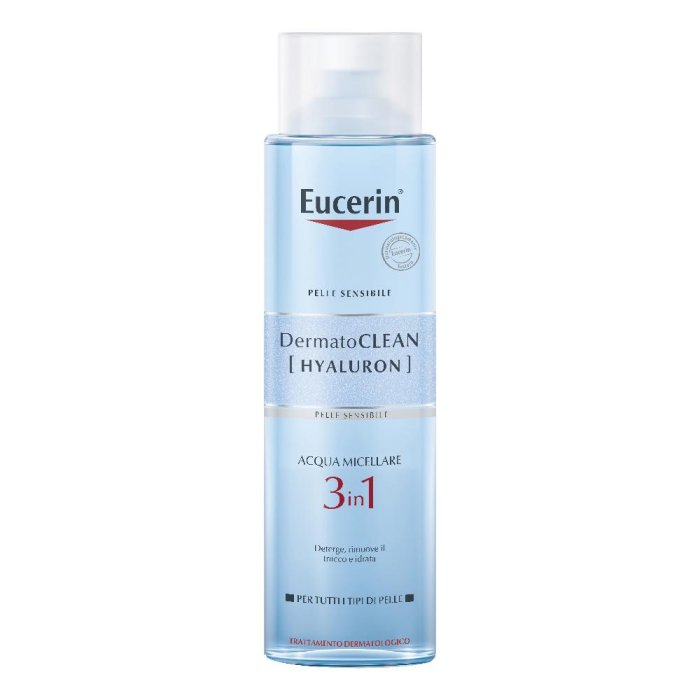 Eucerin - Dermatoclean Hyaluron Acqua Micellare 3 In 1 Confezione 400 Ml