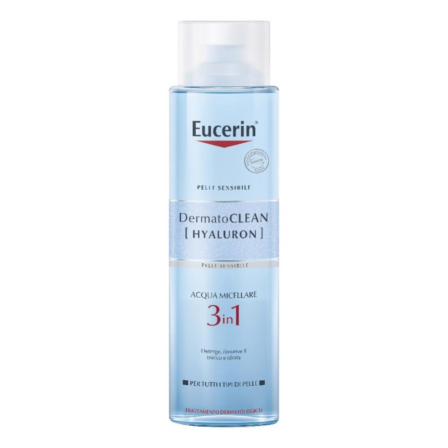 Eucerin - Dermatoclean Hyaluron Acqua Micellare 3 In 1 Confezione 400 Ml