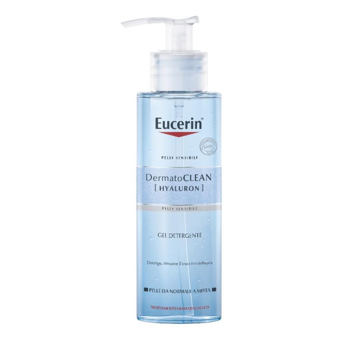 Eucerin DermatoClean Hyaluron gel detergente Viso 200 ml
