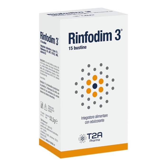 Omega Pharma Rinfodim 3 Integratore Alimentare 15 Bustine