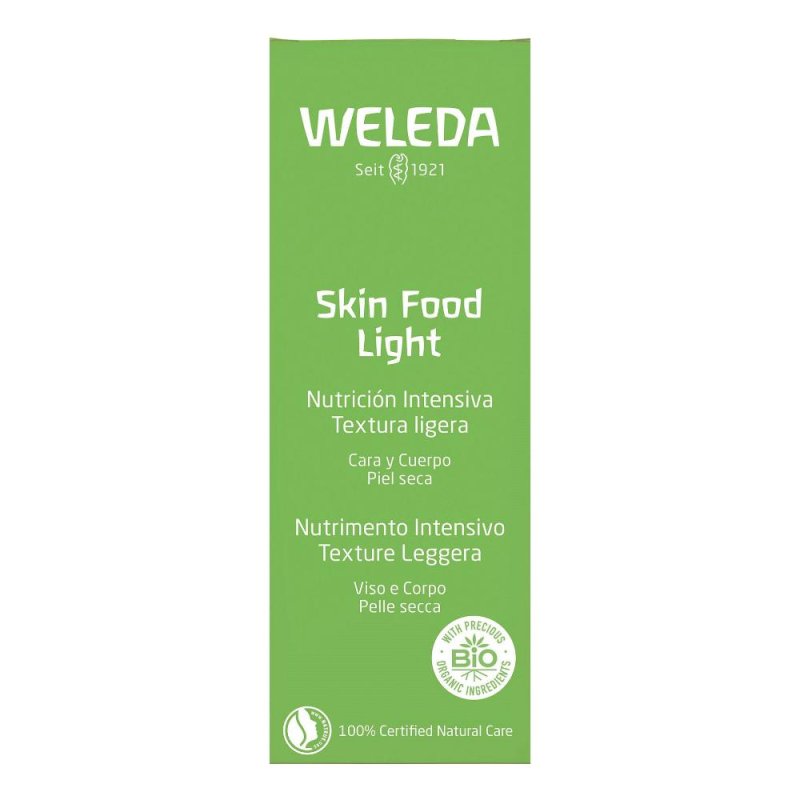 Weleda Skin Food Light Crema Idratante Viso e Corpo 30 ml per Pelle Secca e Sensibile