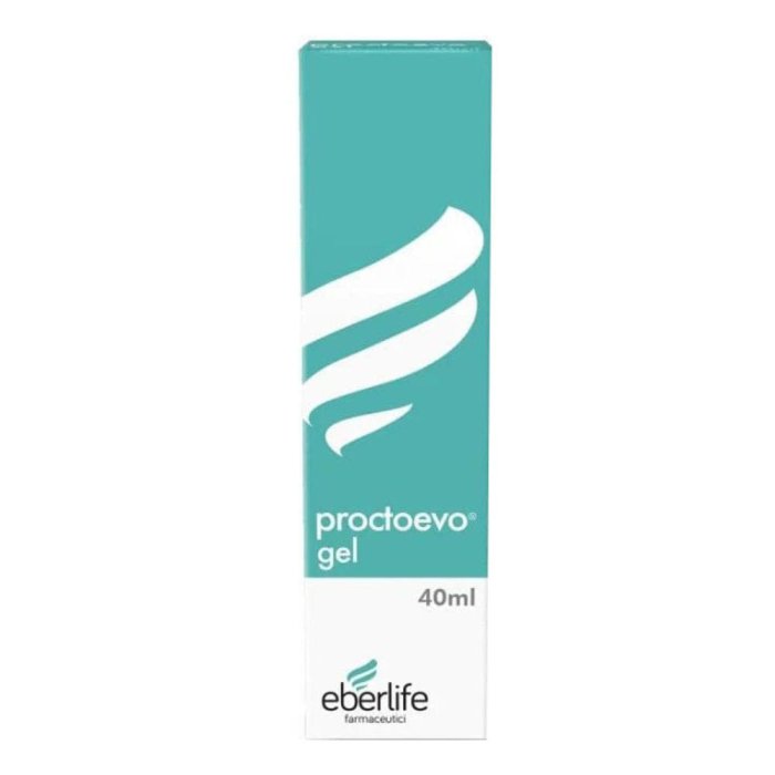 Eberlife Proctoevo Gel 40 millilitri lenitivo protettivo per emorroidi e ragadi anali zona perianale