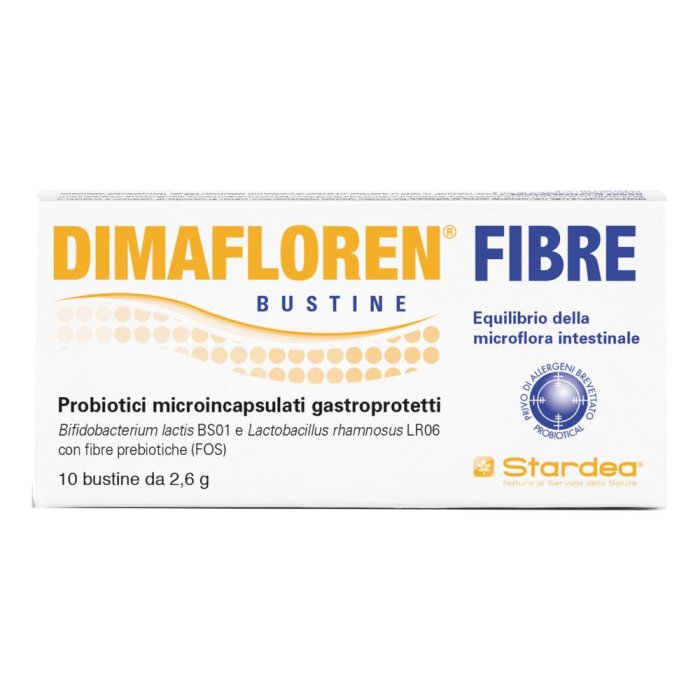 Stardea Dimafloren Fibre Integratore di Probiotici 10 Bustine