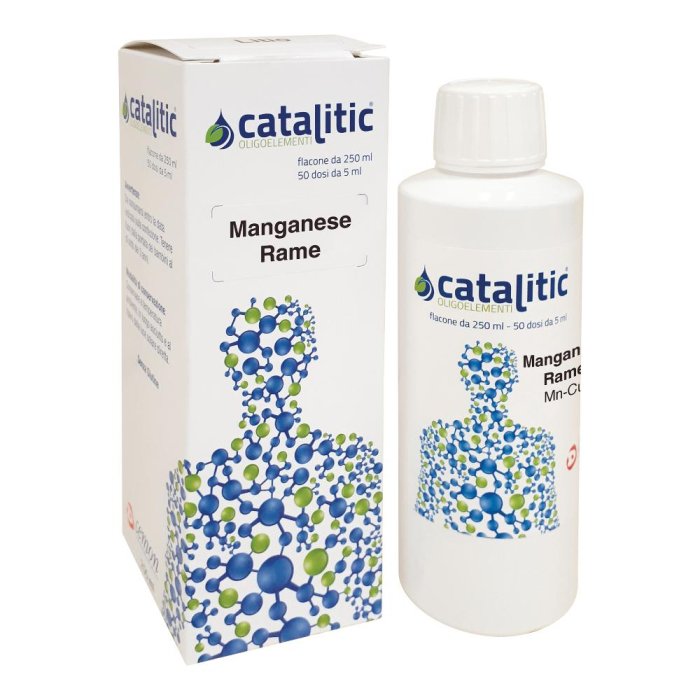 Catalitic Manganese e Rame 250 millilitri concime liquido concentrato per piante orto e giardino