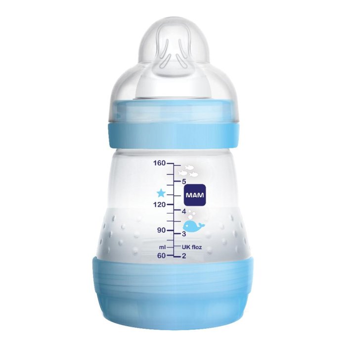 MAM Biberon Easy Start Anti Colic Capacità 160 ml Deep Sea per Bimbo 1 Pezzo