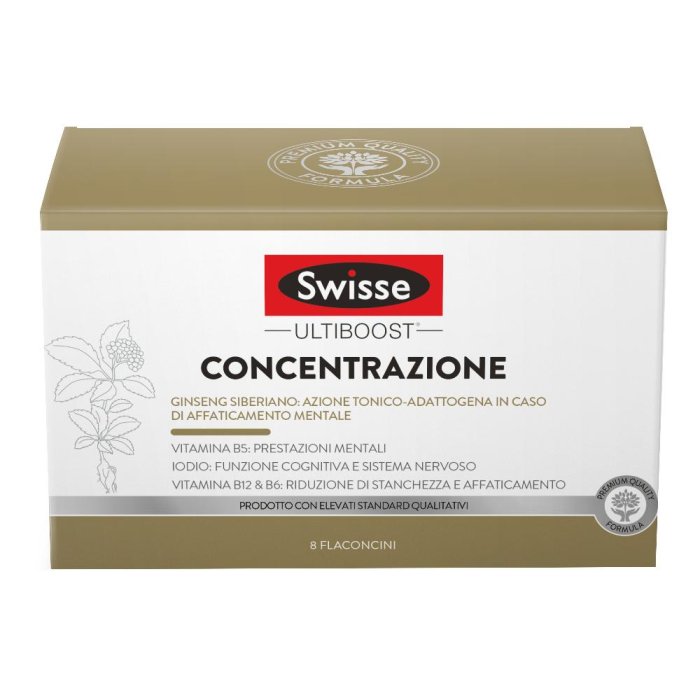 Health And Happiness (h&h) It. Swisse Concentrazione 8 Flaconcini Da 30 Ml