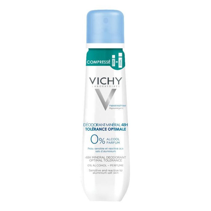 Vichy Innovazione e Benessere Corpo Deodorante Minerale 48H Tollerabilità Ottimale 100 ml