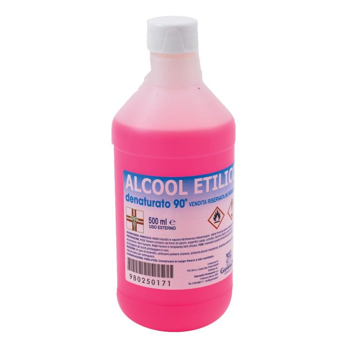 Alcool Etilico Denaturato Gammadis 500 ml – Disinfettante Multiuso per Superfici, Casa e Uso Domestico