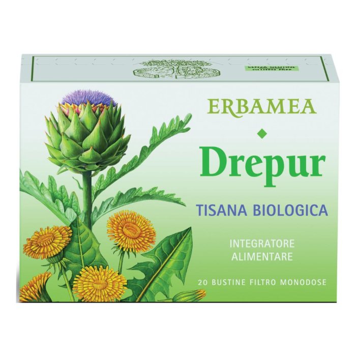 Tisana Erbamea Drepur 30 g Depurativa e Drenante per Fegato e Purificazione dell’Organismo