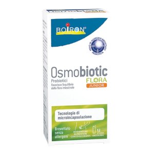 Boiron Osmobiotic Flora Junior Integratore di Probiotici per Bambini 12 Stick