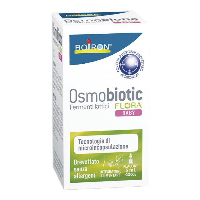 Boiron Osmobiotic Flora Baby Integratore Fermenti Lattici in Gocce Lattanti 5ml