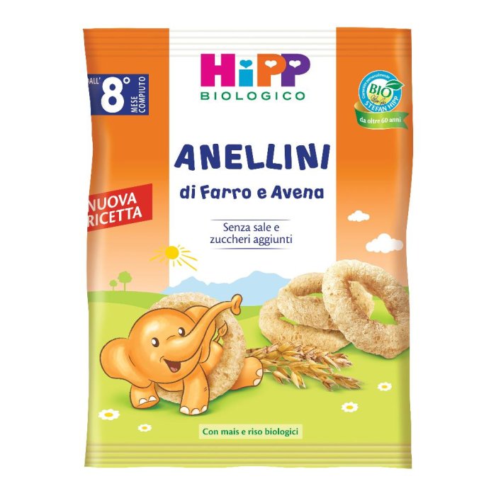 Hipp Snack Anellini Di Farro E Avena 30g